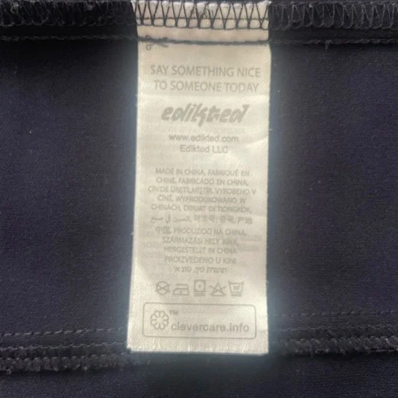 Edikted Corset Top Color: Navy Size: XS - Picture 6 of 6